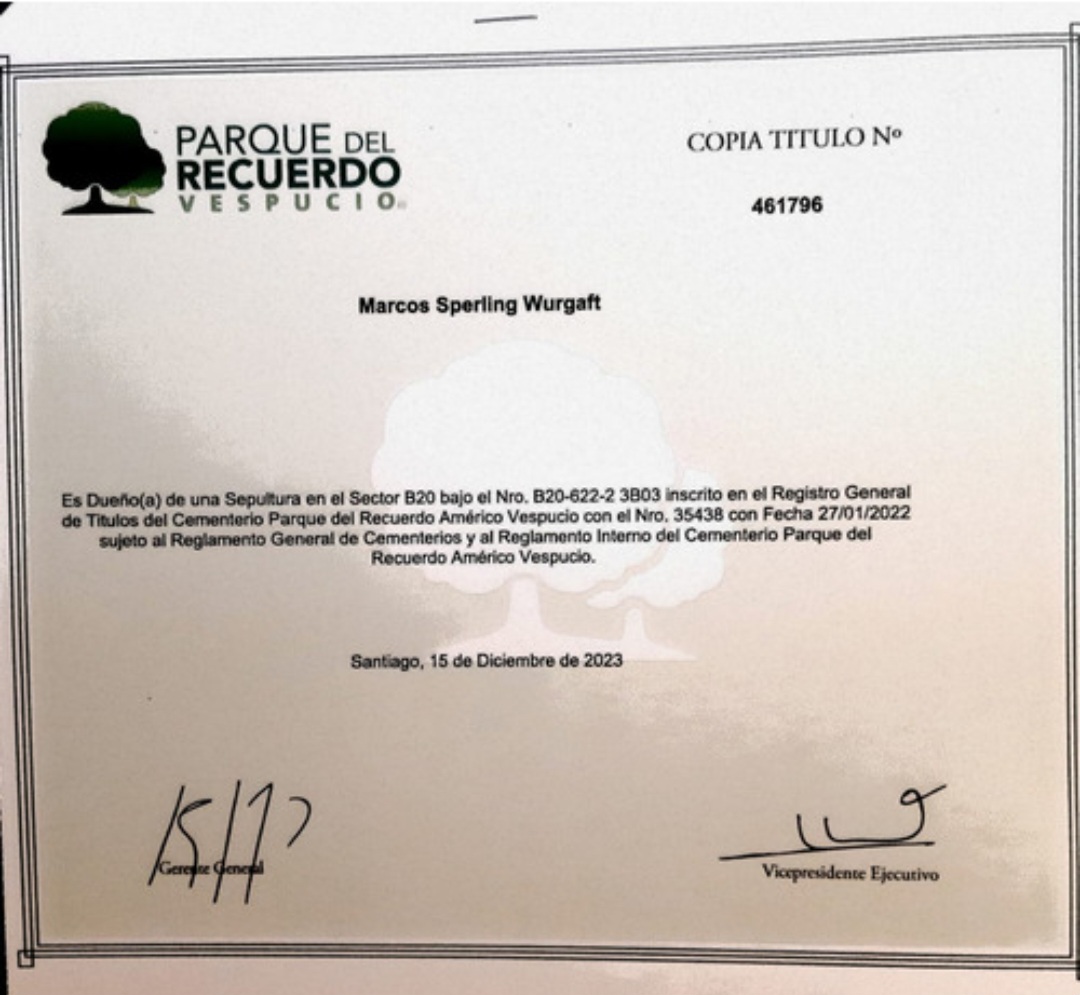 Vendo Sepultura Parque del Recuerdo Americo Vespucio Mejor Oferta — foto 2