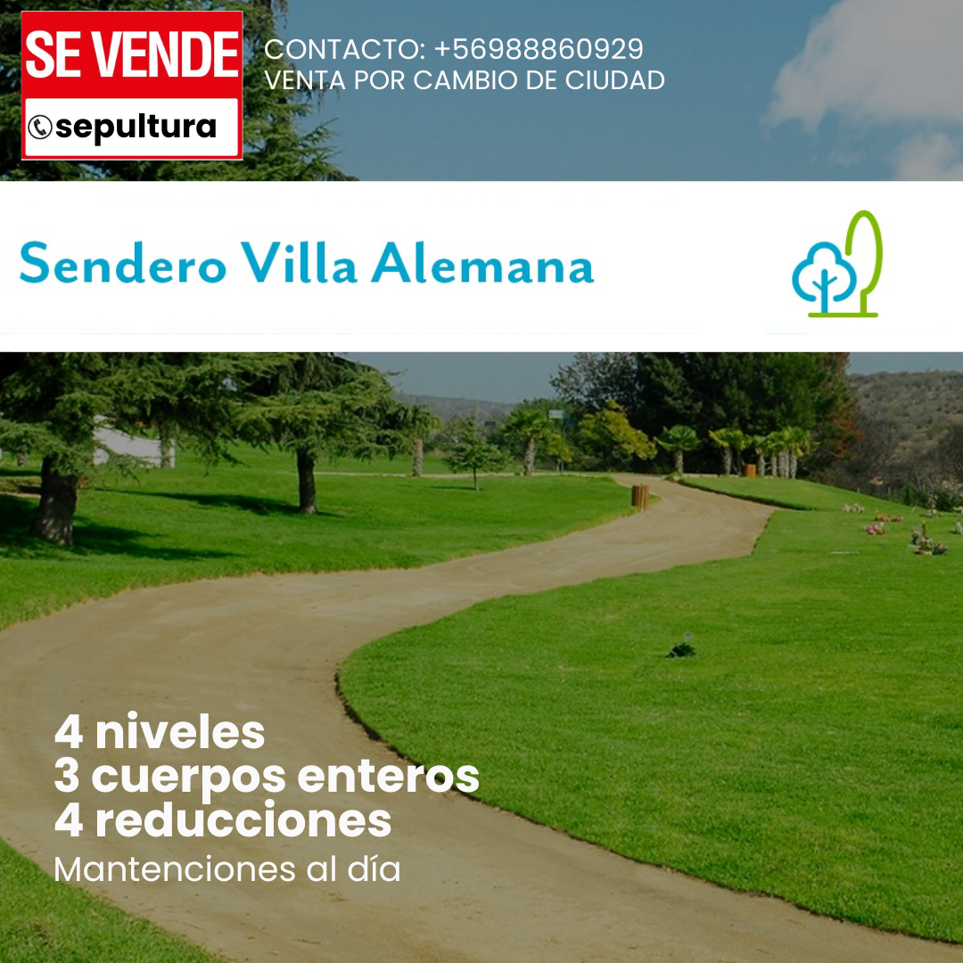 Sepultura Familia Sendero Villa Alemana — foto 1