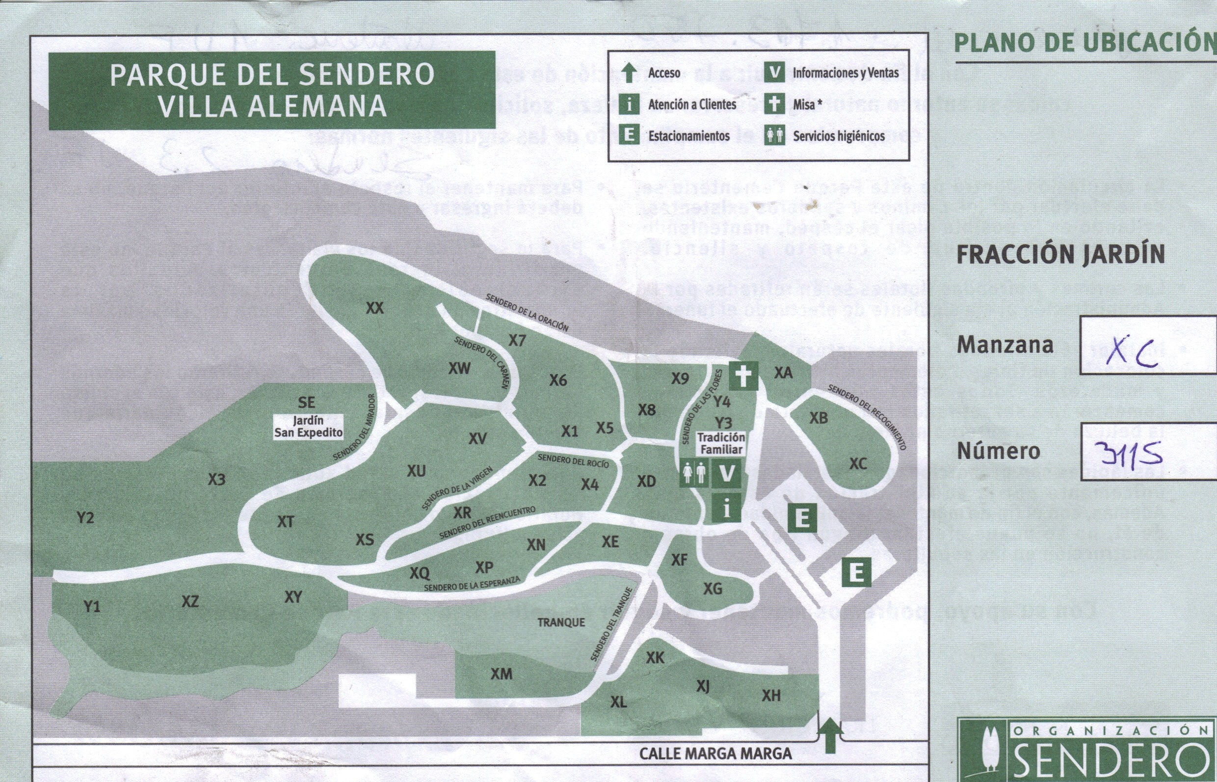 Sepultura Parque del Sendero Villa Alemana - V Region — foto 2