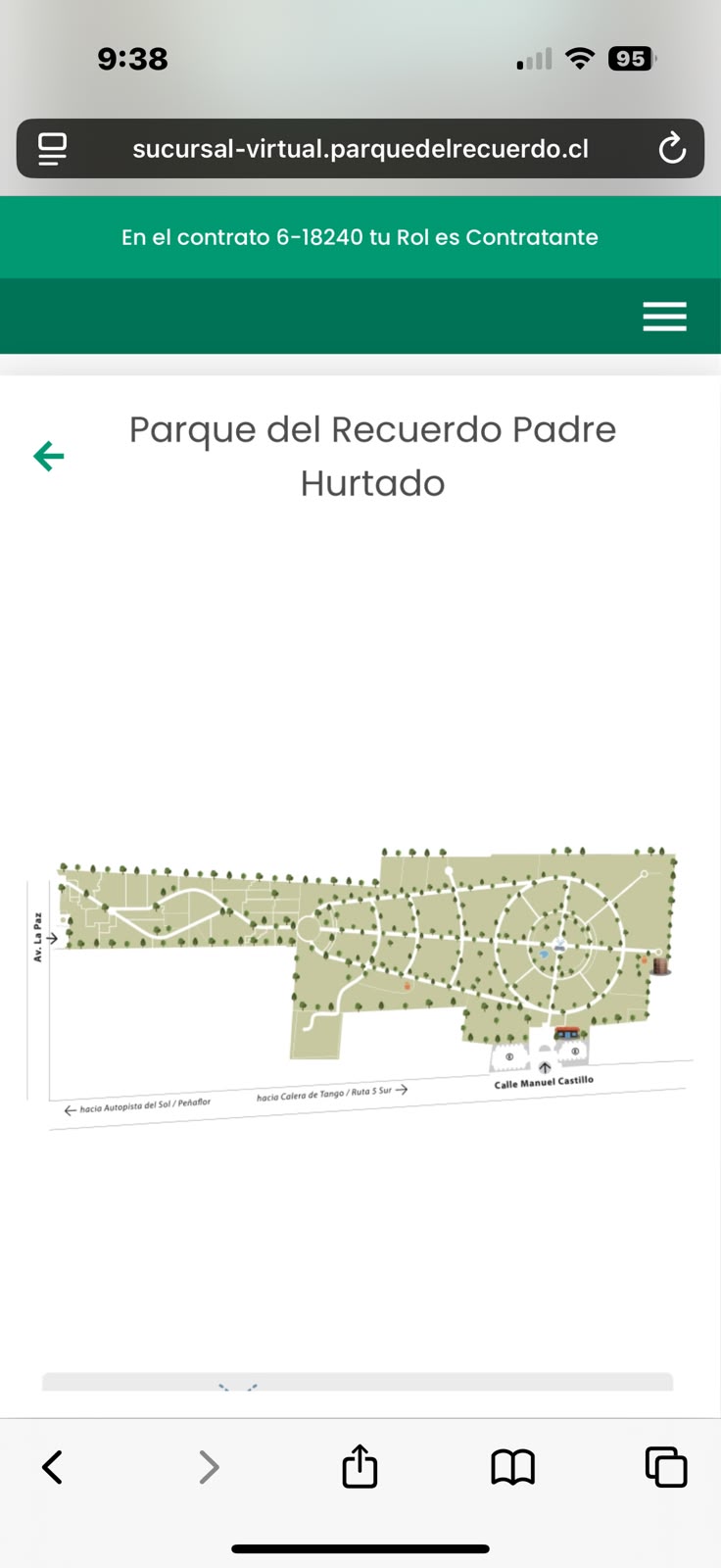 Vendo Sepultura Parque DEL Recuerdo Padre Hurtado — foto 2